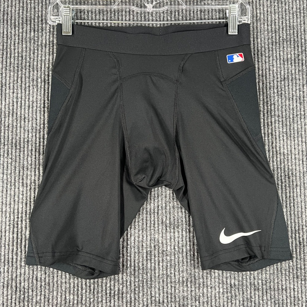 Nike‎ Pro Hyperstrong Shorts Youth Boys Size XL Extra Large Black MLB Baseball